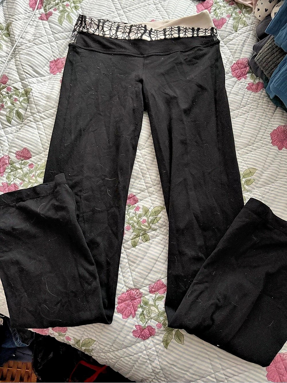 lululemon Groove Pant Black Flare Leggings